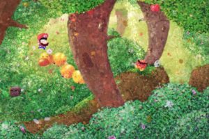 Goomba, Digital art, Super Mario, Forest, Video games