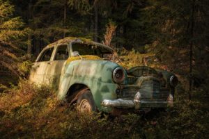 old, Car, Vehicle, Wreck, Ford Zephyr