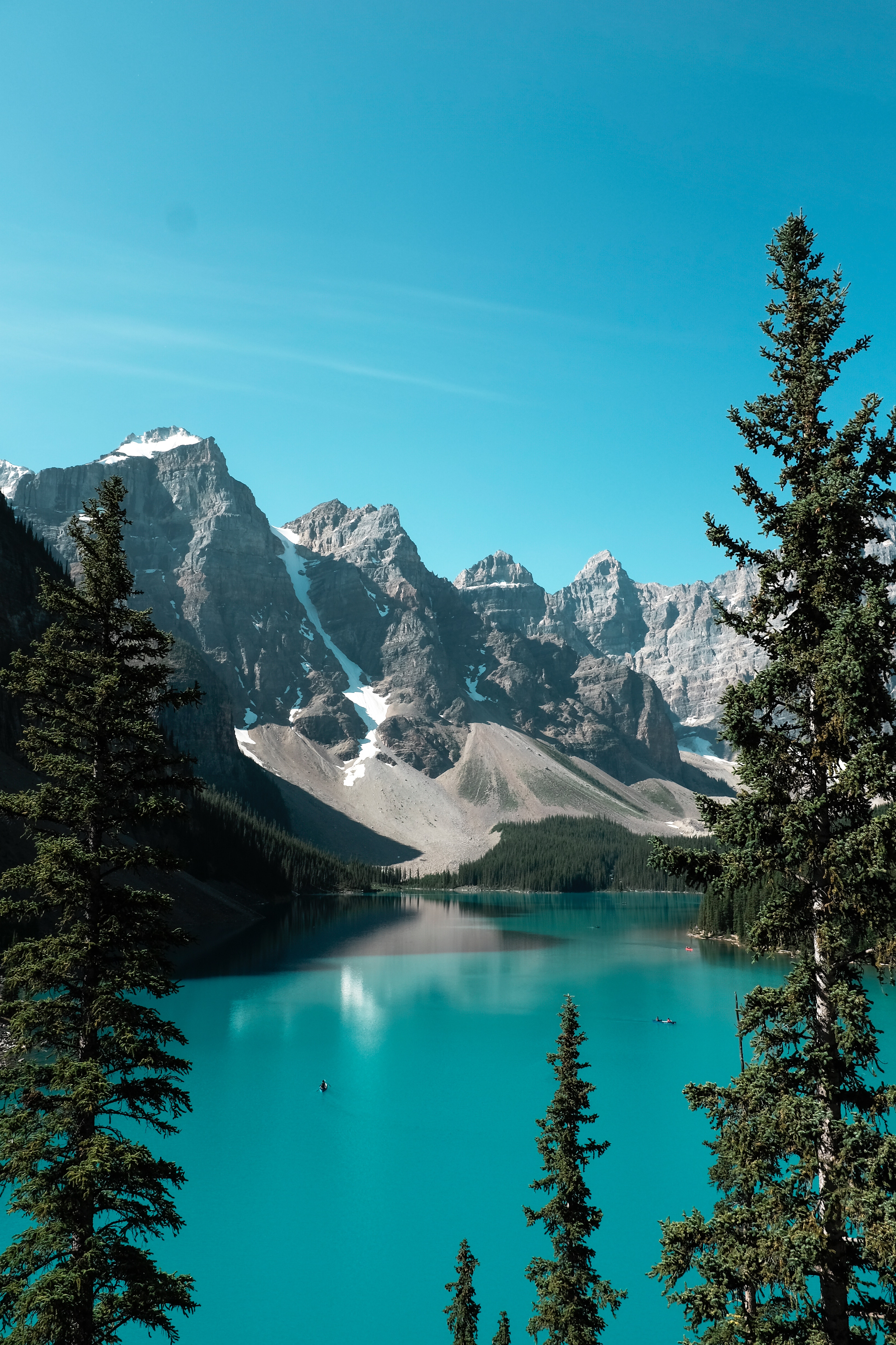 nature, Mountains, Water, Trees, Landscape Wallpaper