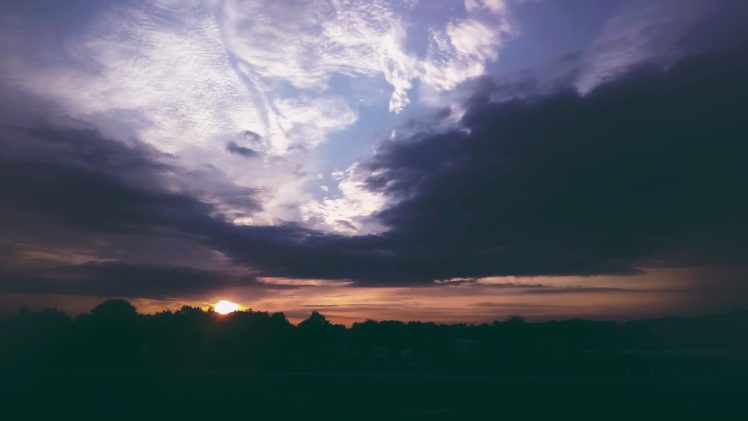 nature, Sunrise, Clouds, Colourfull HD Wallpaper Desktop Background