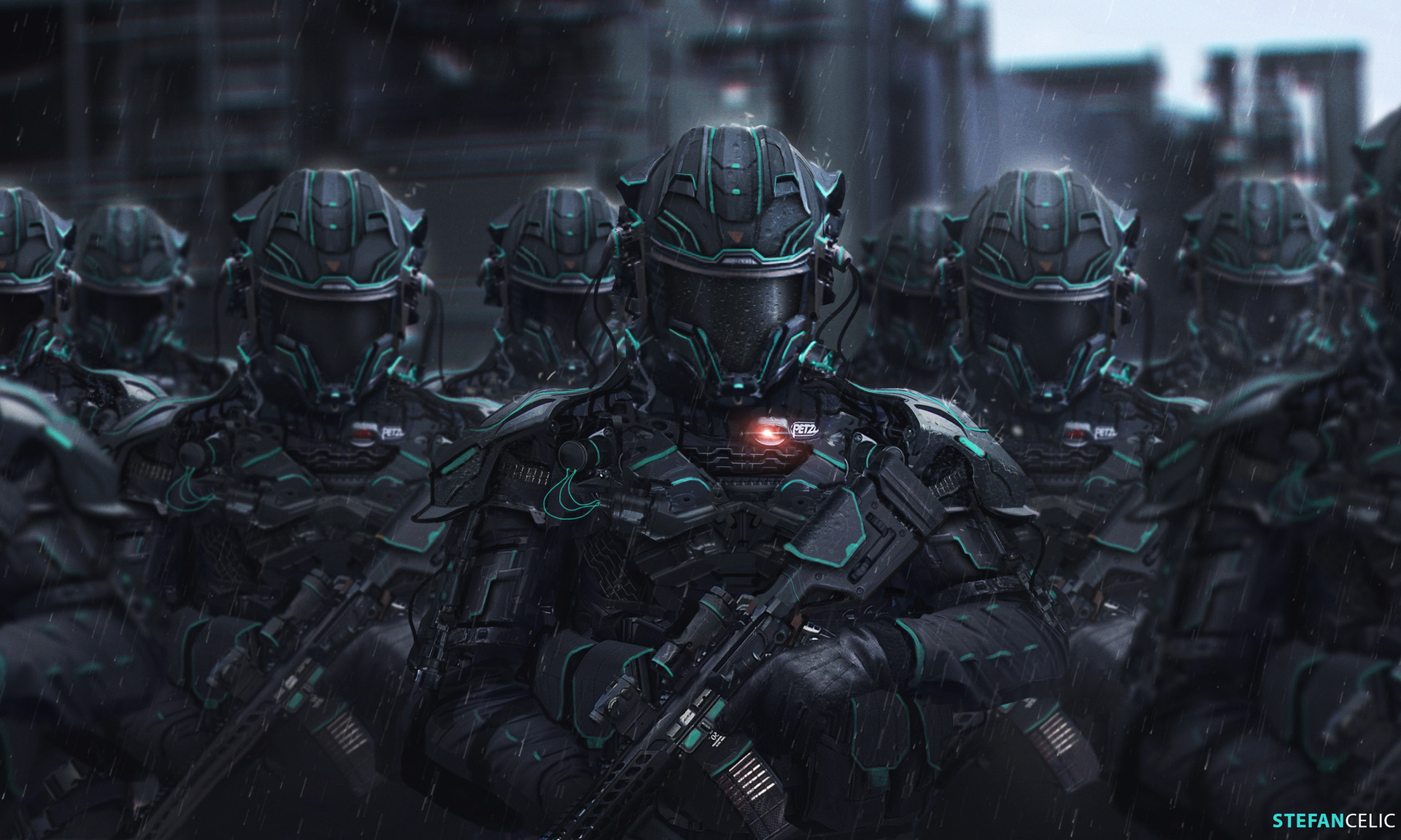 science fiction, War, Army gear, Helmet, Armor Wallpapers HD / Desktop