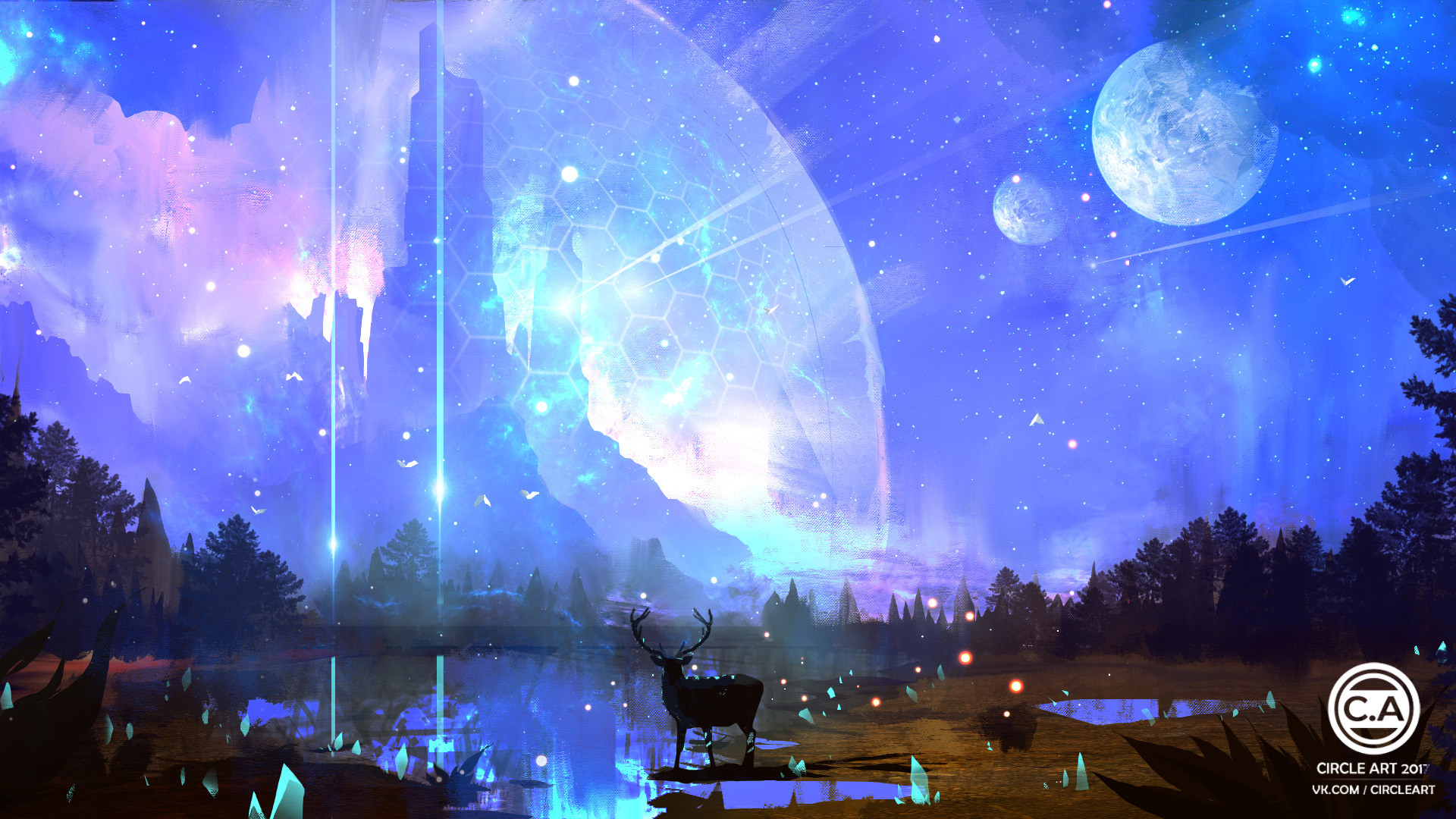 Perfect World, Science fiction, The next generation, Animals Wallpapers