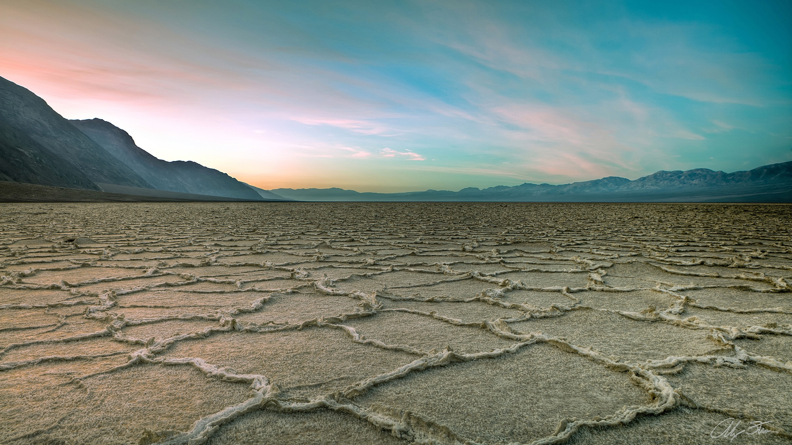 desolate, Photography, Landscape, Desert, Nature, Mountains, Death Valley, California, Salt lakes, Plains, Sky, Pattern Wallpaper