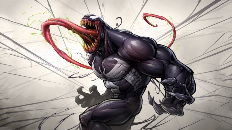 Patrick Brown, Eddie brock, Venom, Spider Man HD Wallpaper Desktop Background