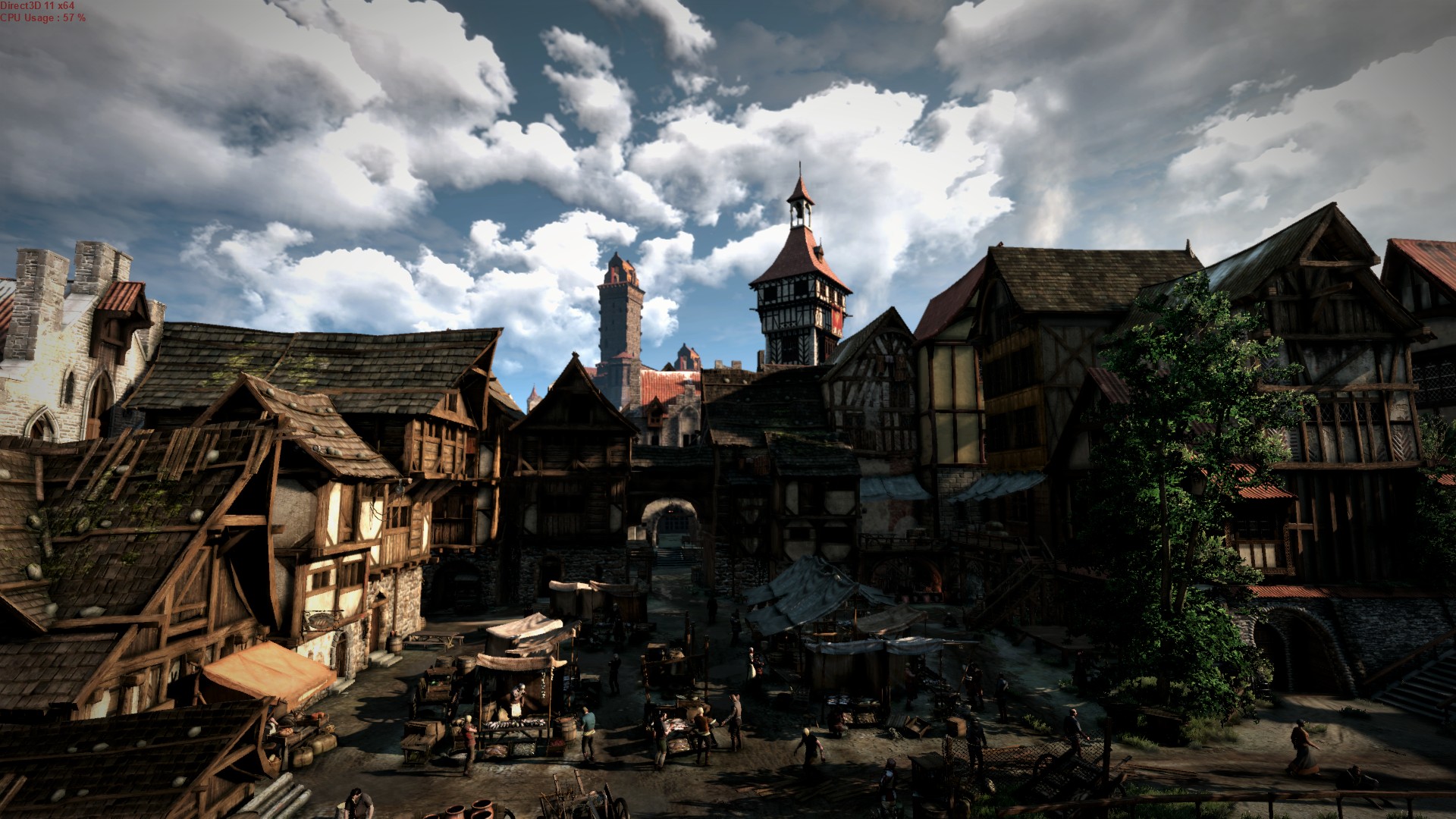 The Witcher, The Witcher 3: Wild Hunt, Marketplace Wallpaper