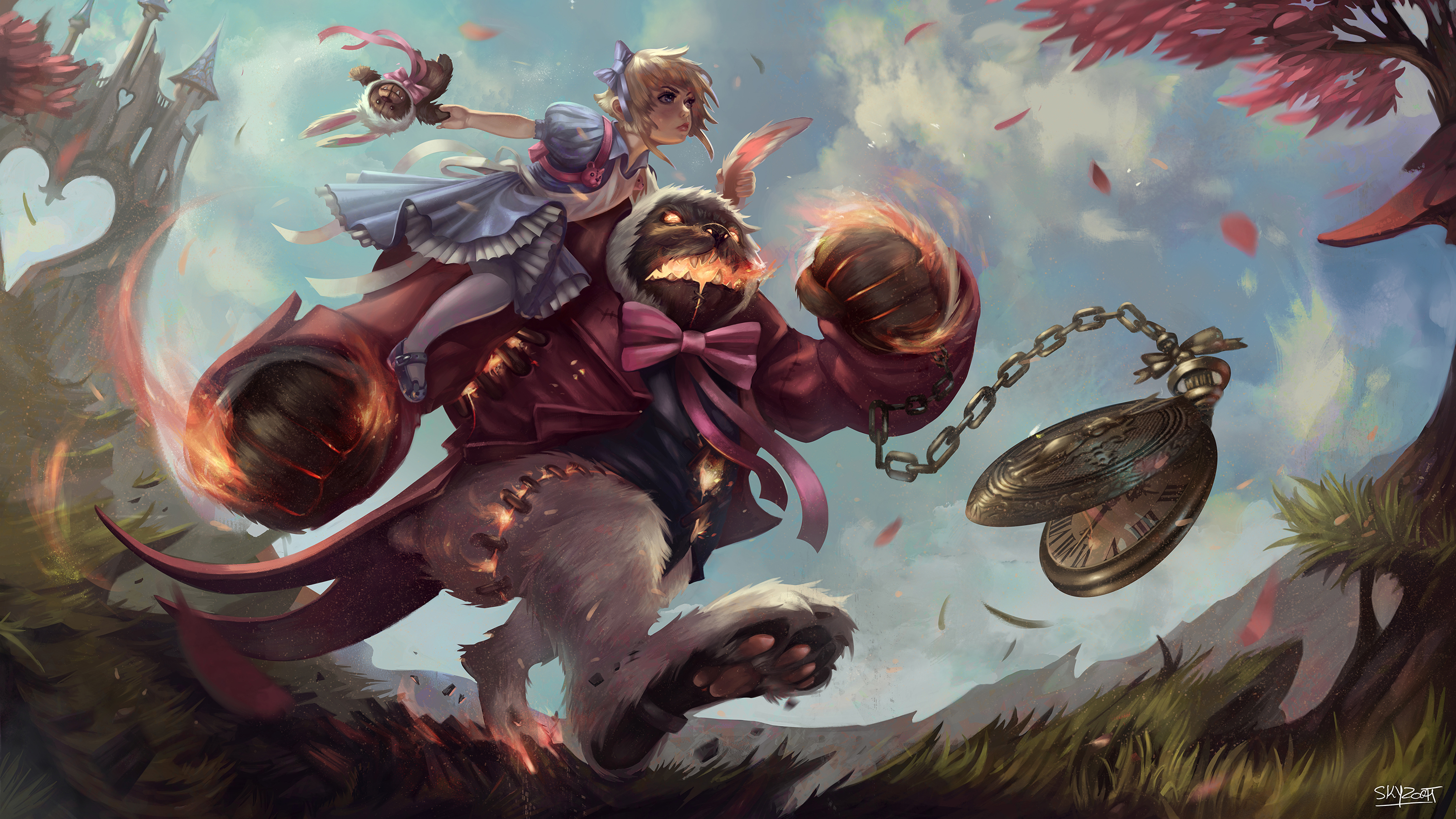 Annie league of legends tibbers vampiranhya zoe animated