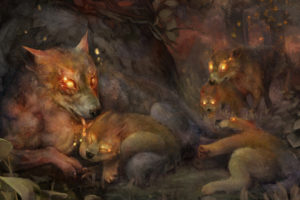 Dragons Crown, Fantasy art, Dog