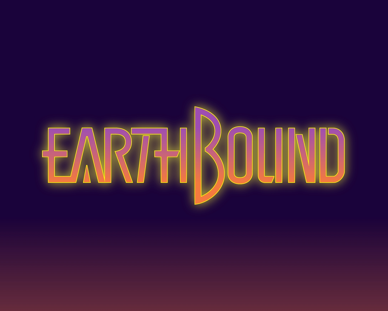 Earthbound, SNES, Game logo Wallpaper
