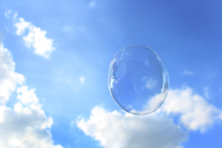 Morning Sky Bubble Float Outdoor Concept HD Wallpaper Desktop Background