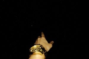 stars, Gold, Clocks, Night, Sky, Watch, Gold Watch
