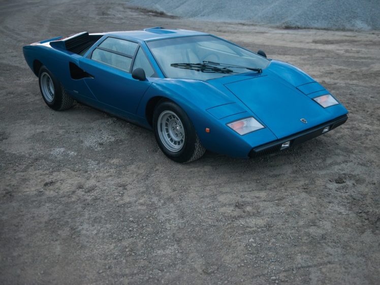 Lamborghini Countach, Classic car, Blue cars HD Wallpaper Desktop Background