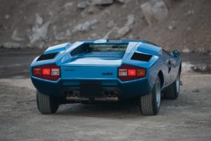 Lamborghini Countach, Blue cars, Classic car