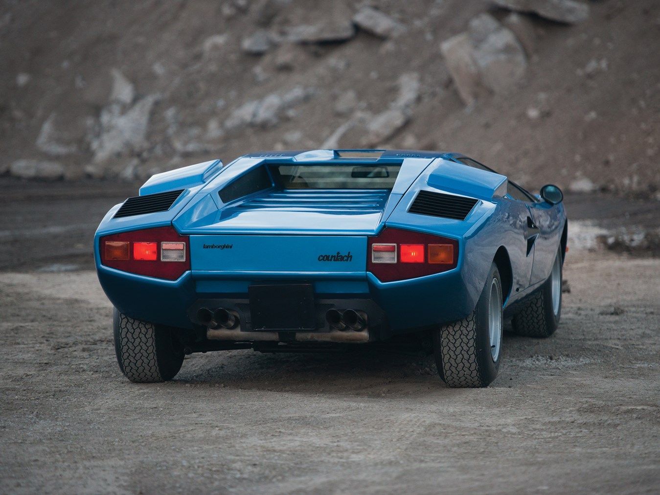 Lamborghini Countach, Blue cars, Classic car Wallpaper