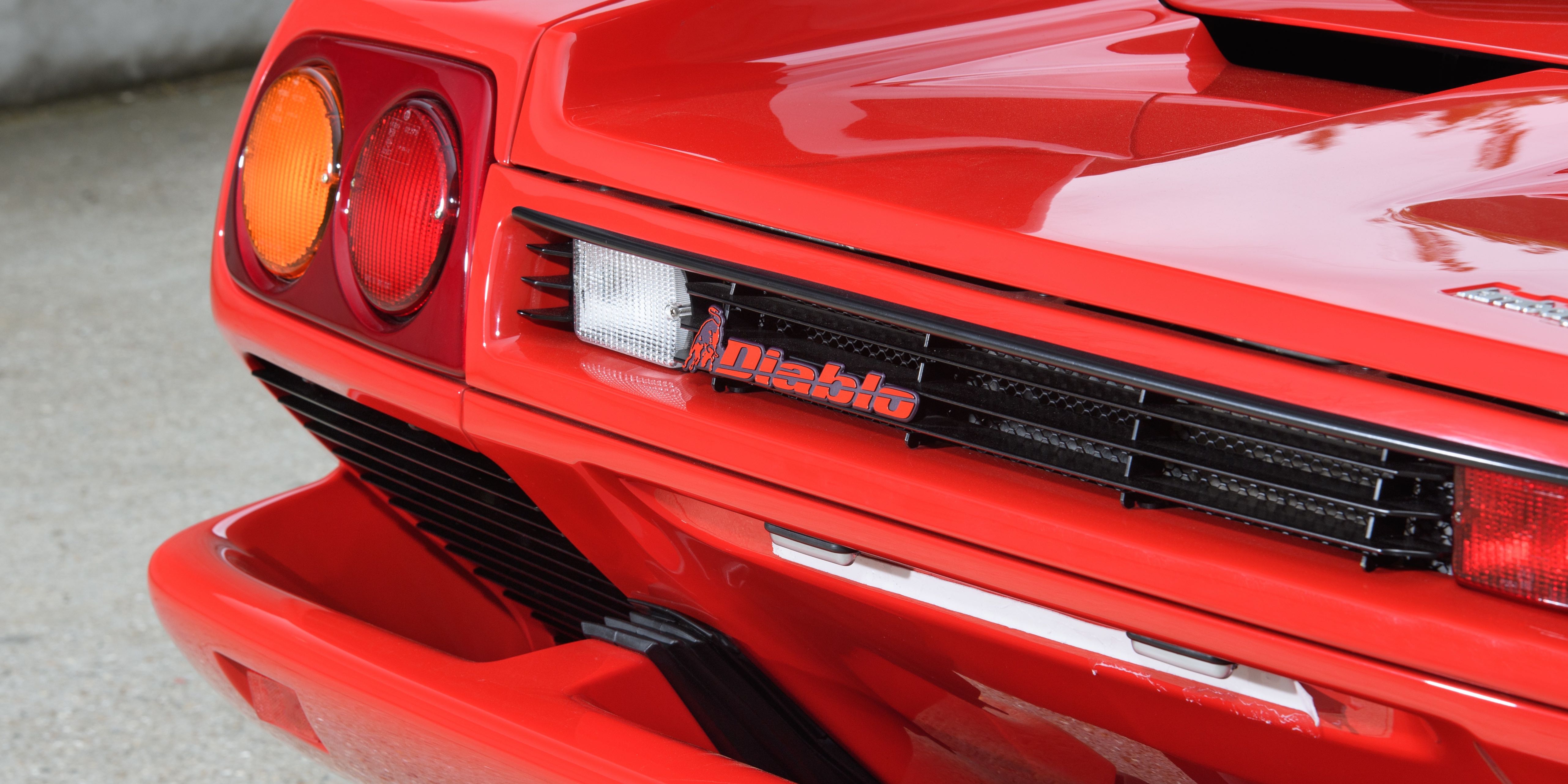 Lamborghini Diablo, Red cars Wallpaper