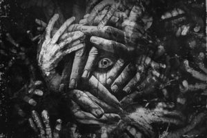 eyes, Hands, The Evil Within 2, Horror, Video games, Monochrome