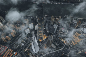 architecture, Cityscape, Shanghai, Clouds, Skyscraper