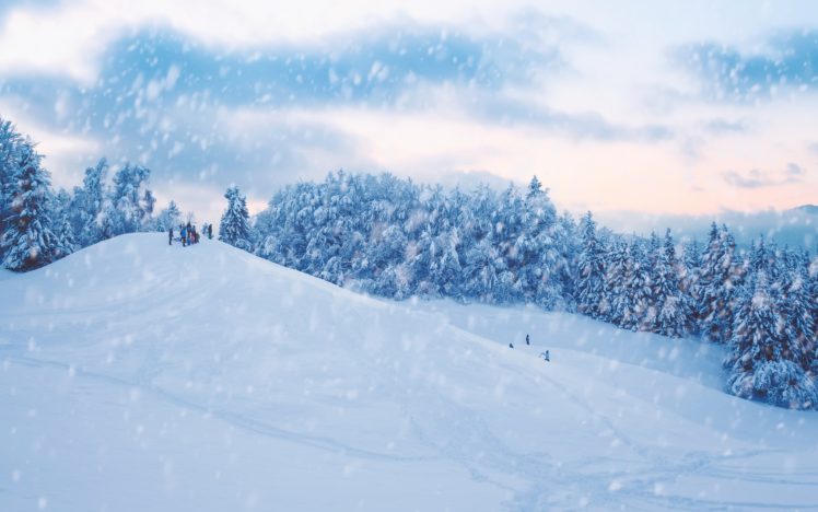 landscape, Snow, Nature, Winter HD Wallpaper Desktop Background