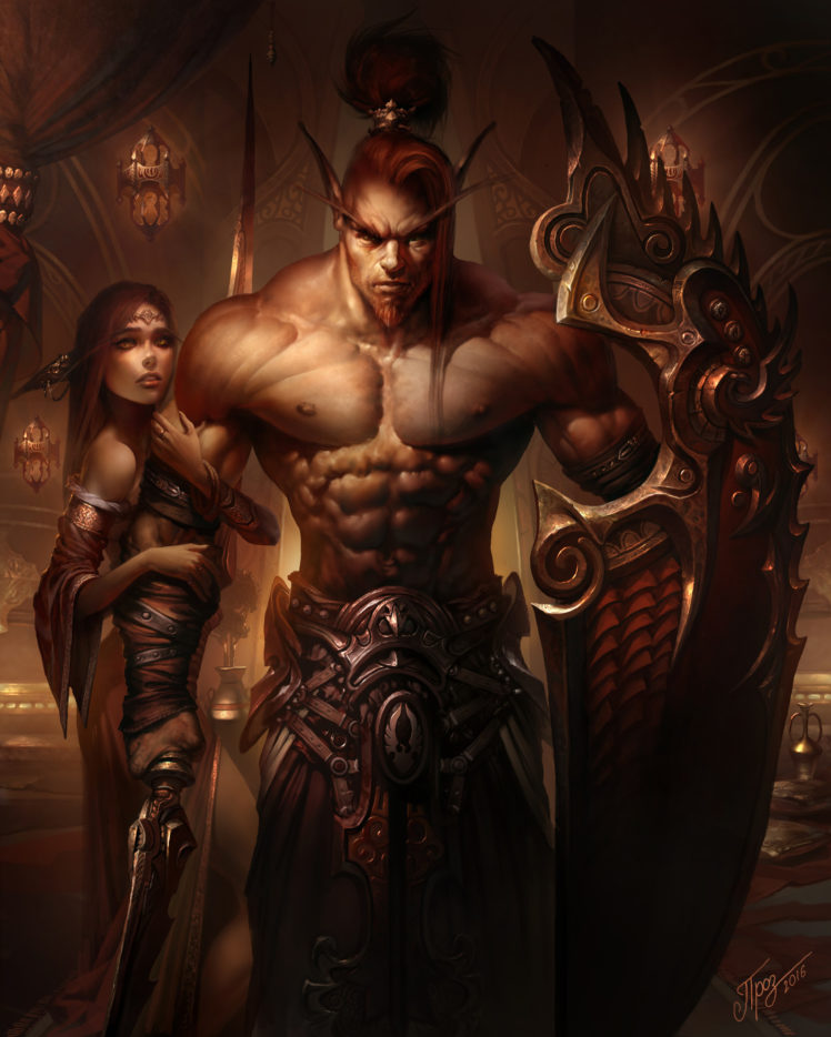 Dmitry Prozorov, Digital art, World of Warcraft HD Wallpaper Desktop Background