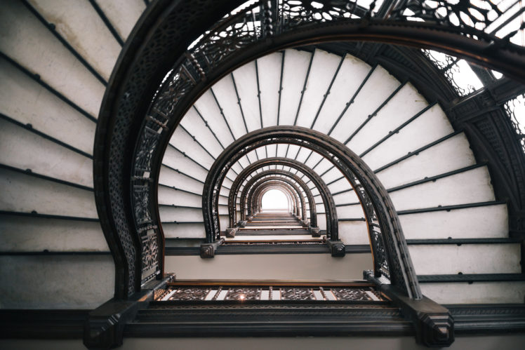 Hannan Hussain, Architecture, Stairway, Stairs, Chicago HD Wallpaper Desktop Background