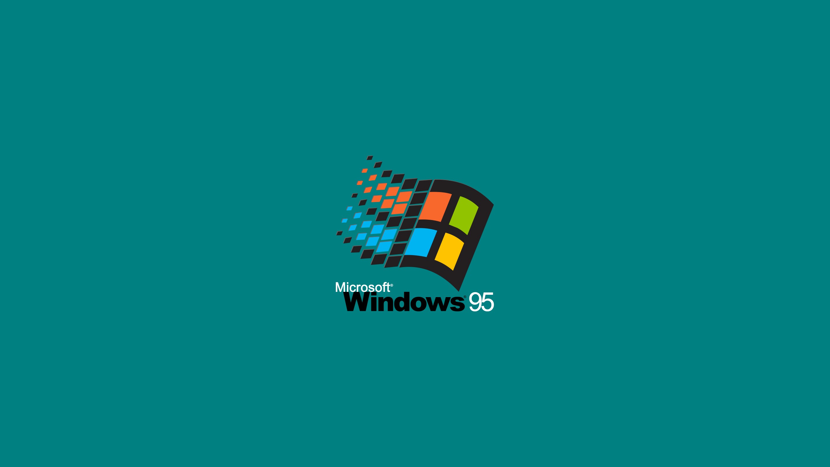 Windows 95, Microsoft Windows, Logo, Digital art Wallpaper