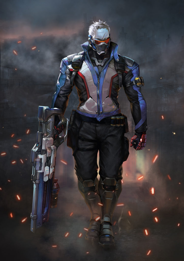 Soldier  76 (Overwatch), Overwatch HD Wallpaper Desktop Background