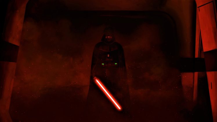 Darth Vader, People, Star Wars, Artwork, Lightsaber HD Wallpaper Desktop Background