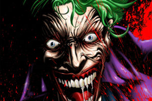 Joker, Gongon, Villains, DC Comics, Illustration, Batman