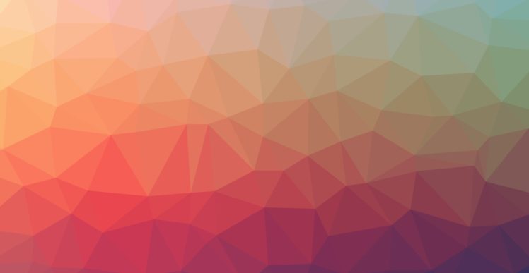 triangle, Abstract, Gradient, Soft gradient, Linux, Blue, Violet, Red, Orange HD Wallpaper Desktop Background