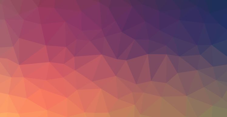 triangle, Abstract, Gradient, Soft gradient, Linux, Blue, Violet, Red, Orange HD Wallpaper Desktop Background