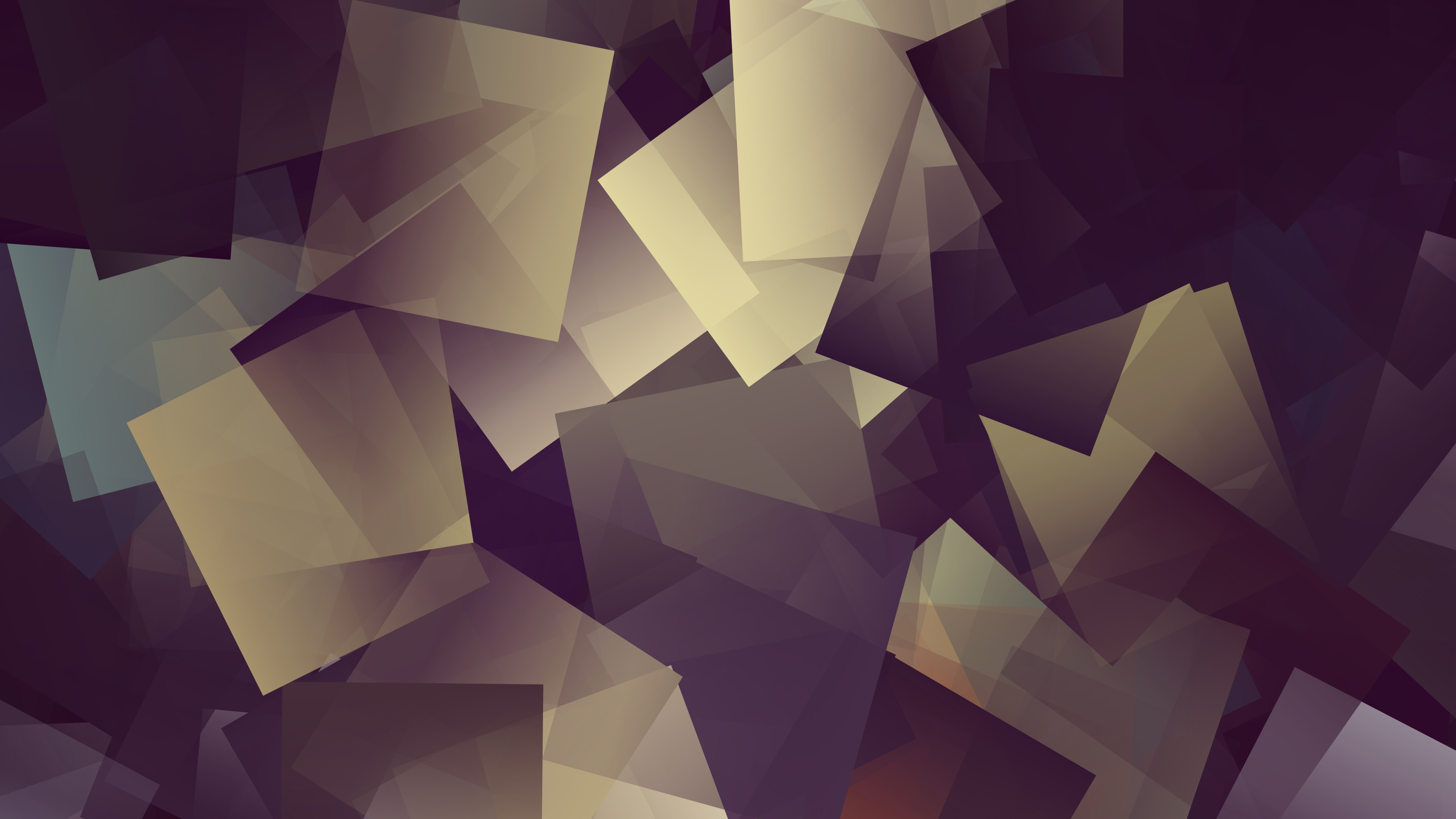 rave, Linux, Cube, Square, Geometry, Gradient Wallpaper