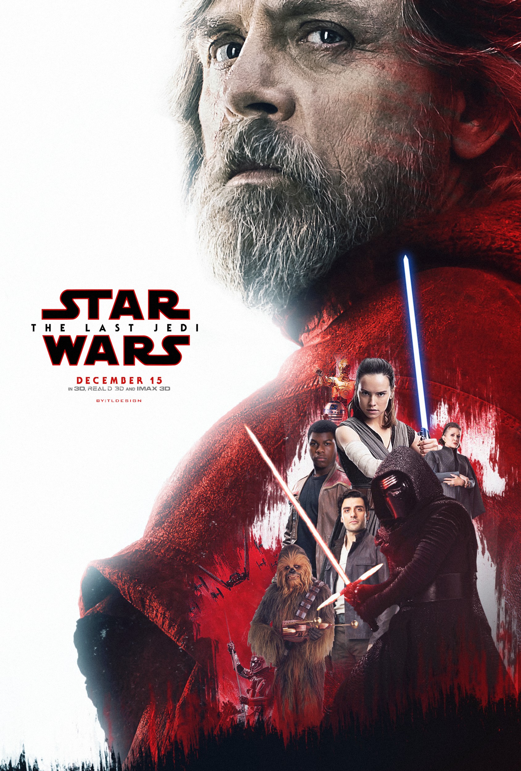 Daisy Ridley, Mark Hamill, Luke Skywalker, Adam Driver, Kylo Ren, Princess Leia, Poe Dameron, Star Wars: The Last Jedi, Rey (from Star Wars) Wallpaper