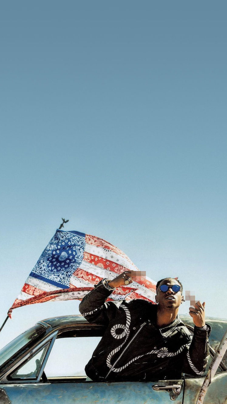 Joey Bada$$, Portrait display, Hip hop, American flag HD Wallpaper Desktop Background
