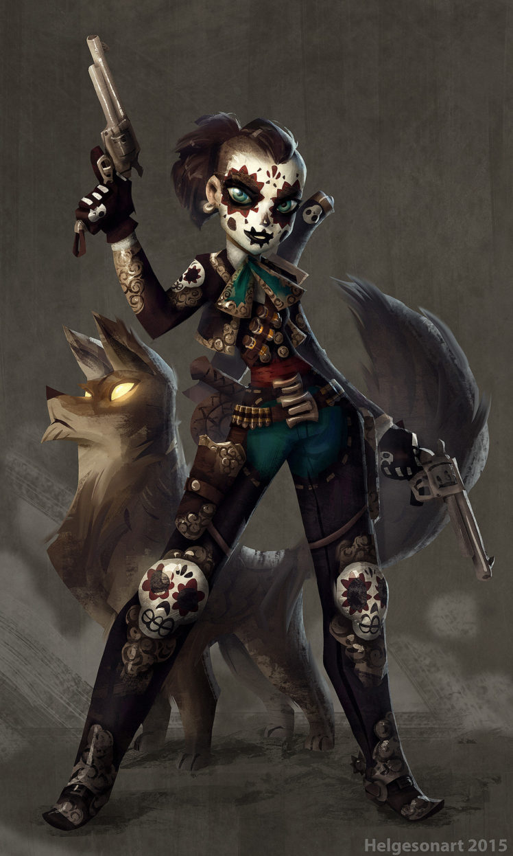 Gunslinger Girl, Wolf HD Wallpaper Desktop Background