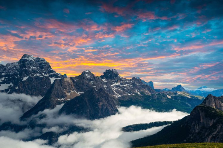 landscape, Mountains, Clouds, Sky, Nature, Sunlight HD Wallpaper Desktop Background