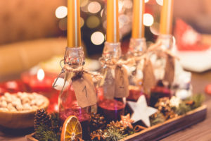 Christmas ornaments, Glass jar, Lemons
