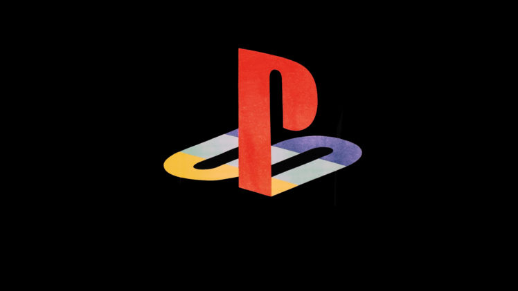PlayStation, PSP, Sony, Simple, Minimalism, Logo, Black background, Black HD Wallpaper Desktop Background