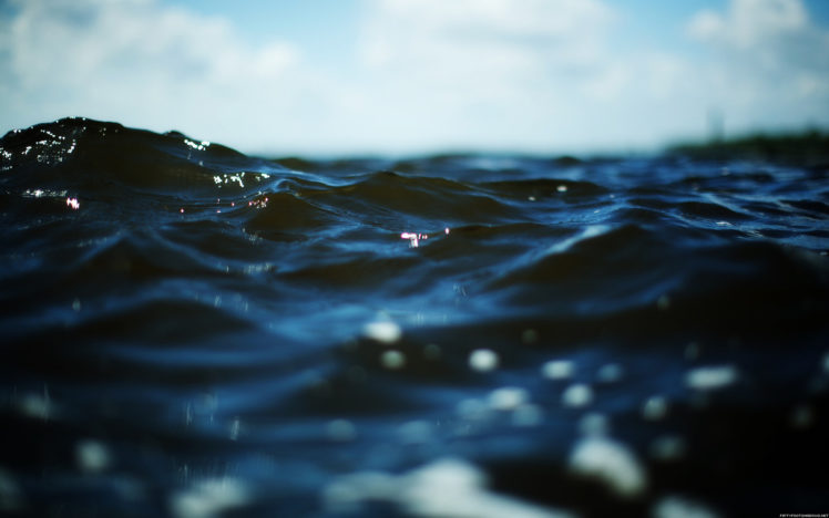 water, Sea, Waves, Macro HD Wallpaper Desktop Background