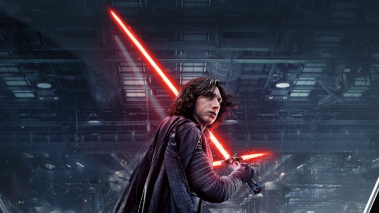 Kylo Ren, Men, Star Wars: The Last Jedi, Star Wars, Lightsaber HD Wallpaper Desktop Background