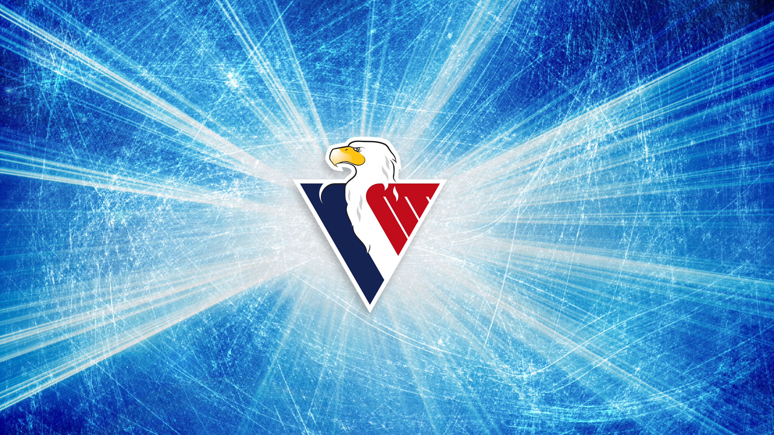 animals, Birds, Eagle, Digital art, Ice hockey, Slovan Bratislava, Logo, Ice, Triangle Wallpaper