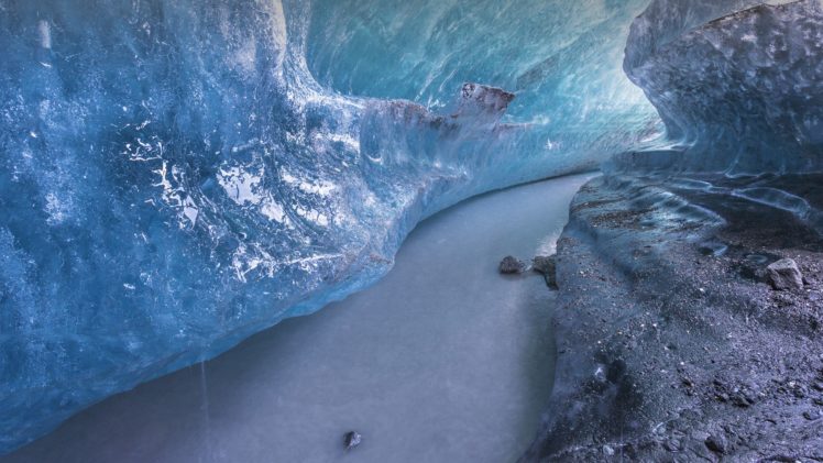 cave, Ice HD Wallpaper Desktop Background
