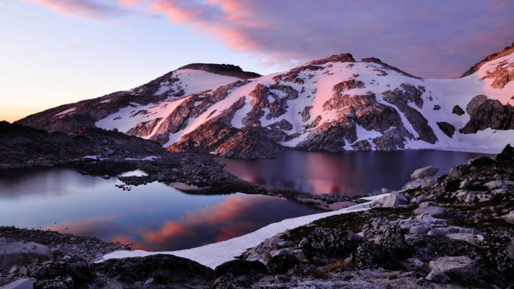 landscape, Mountains, Lake HD Wallpaper Desktop Background