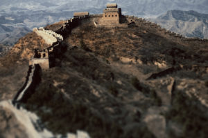 Great Wall of China, Mountains