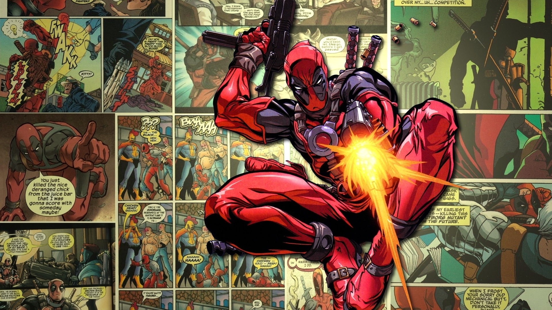 Deadpool, Superhero, Marvel Comics Wallpaper