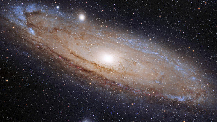 space, Andromeda, 3D, Stars, Digital art HD Wallpaper Desktop Background