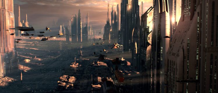 Star Wars, Coruscant, Futuristic HD Wallpaper Desktop Background