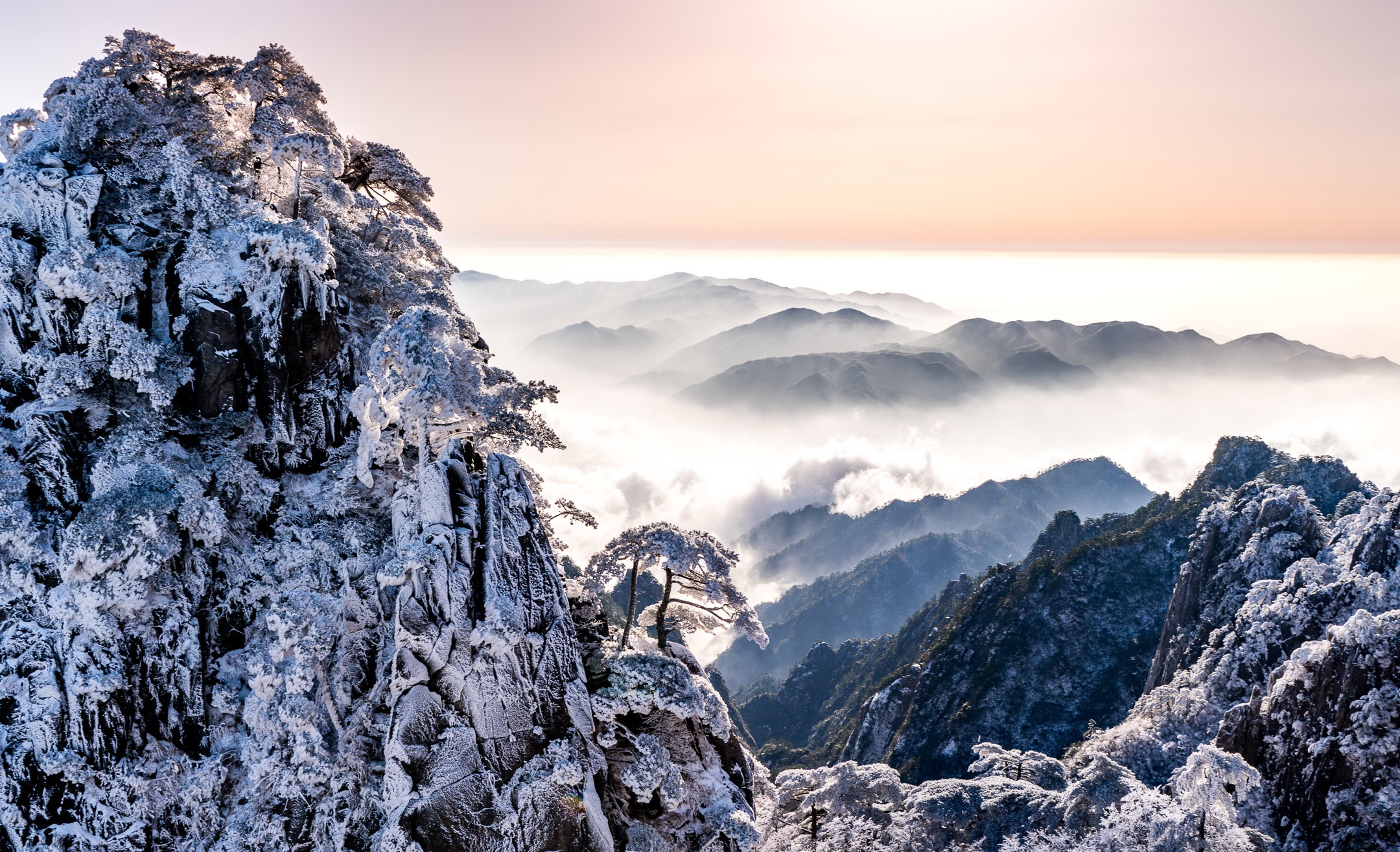 mountains, Nature, Winter, Snow, Landscape Wallpaper