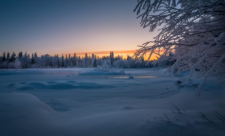 winter, Nature, Sky, Ice, Snow, Landscape HD Wallpaper Desktop Background