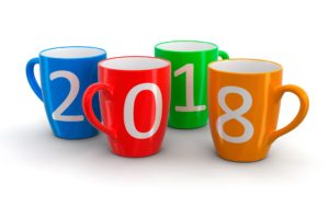 2018 (Year), Colorful, White, Cup