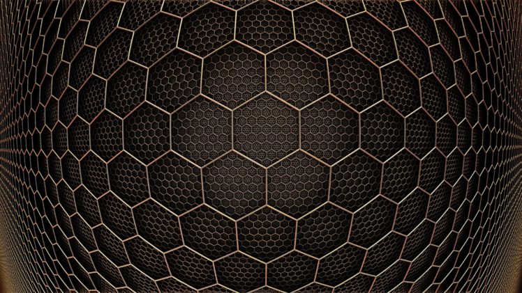 abstract, Hexagon, 3d design HD Wallpaper Desktop Background