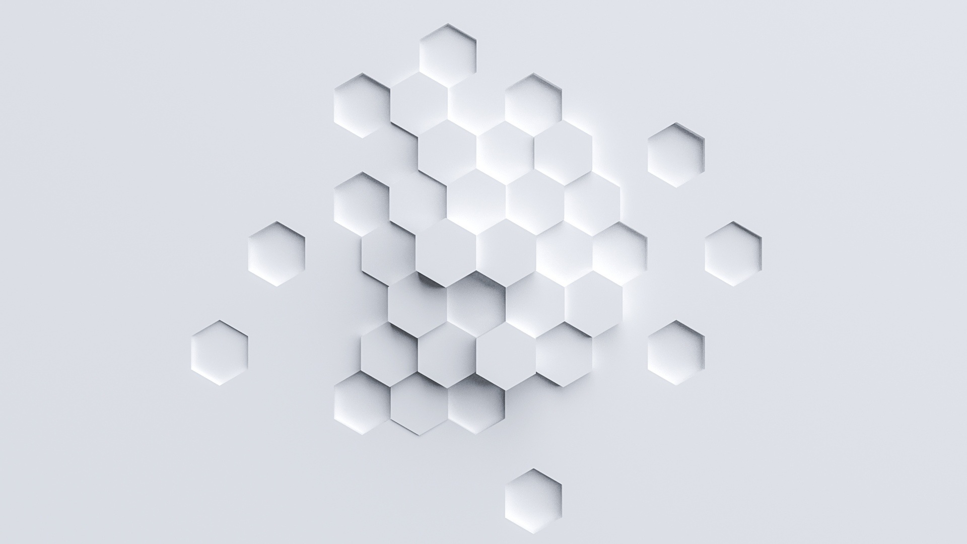 Abstract Hexagon Simple Minimalism Wallpapers Hd Desktop And
